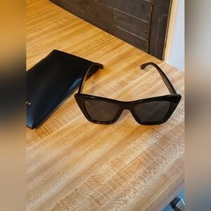 Kurt Geiger Black Cat-Eye Sunglasses